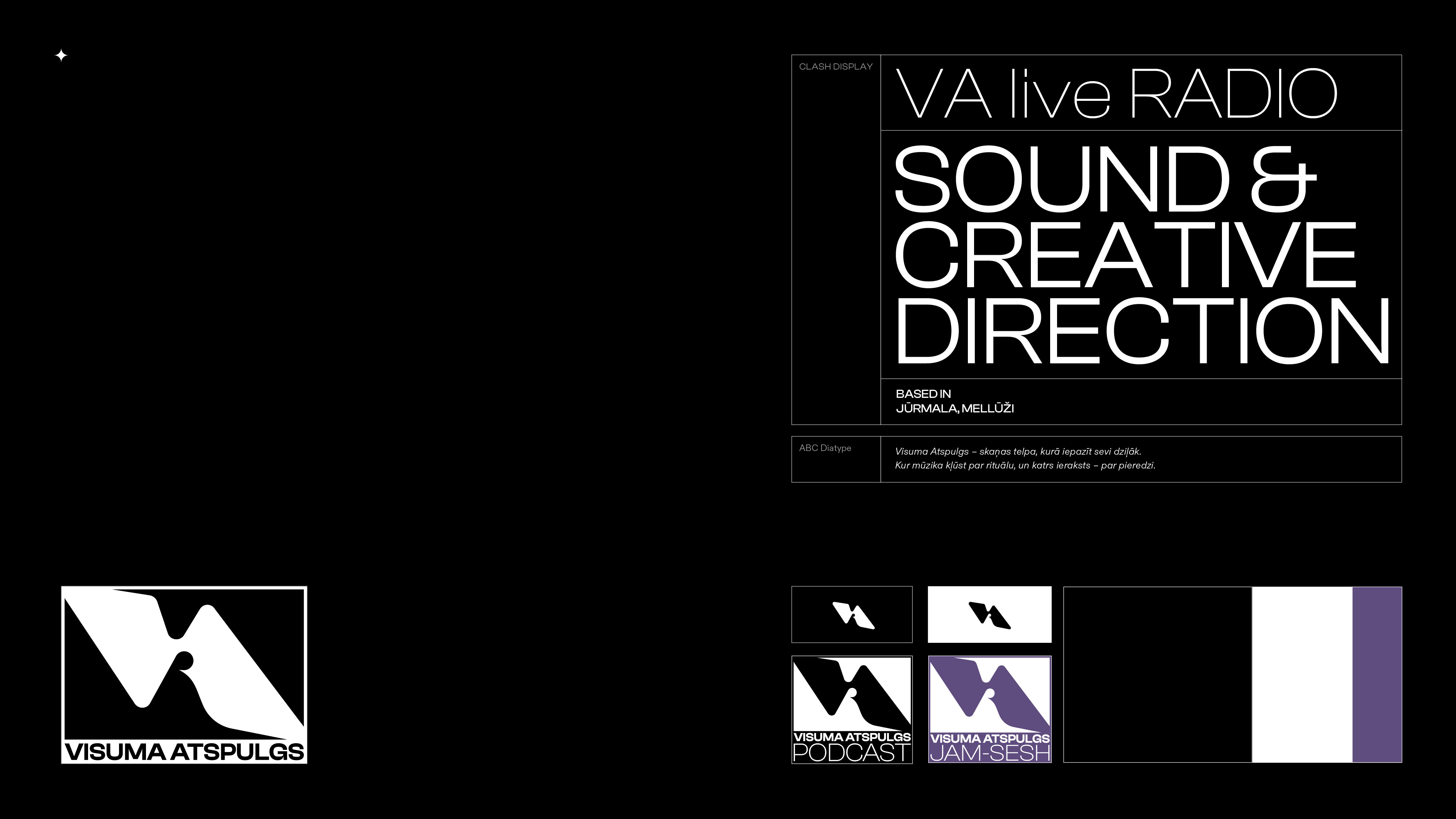 visuma atspulgs — identity system preview